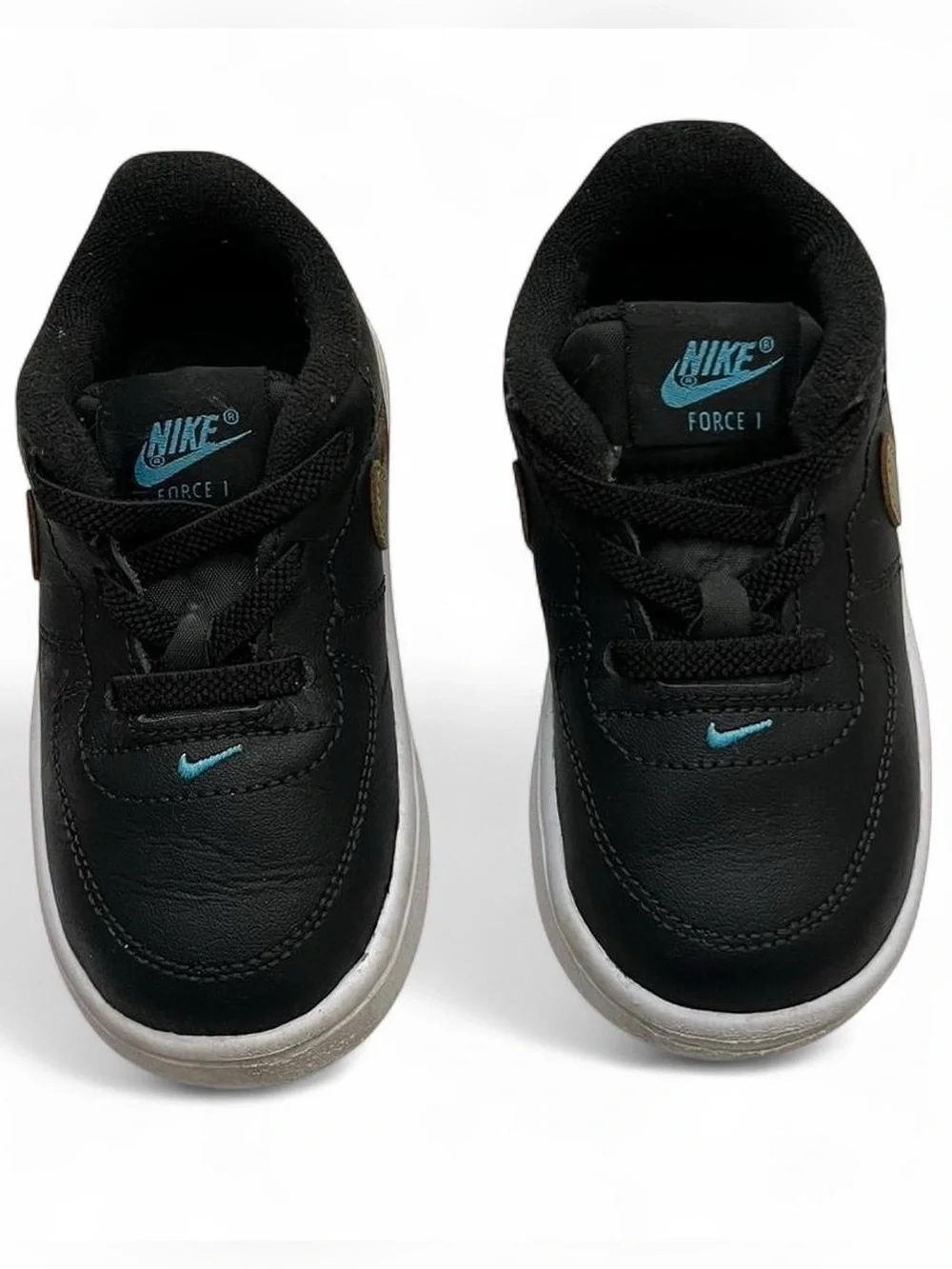 7C Nike Force 1 ‘18 TD Black Metallic Gold Star Toddler Unisex Sneakers